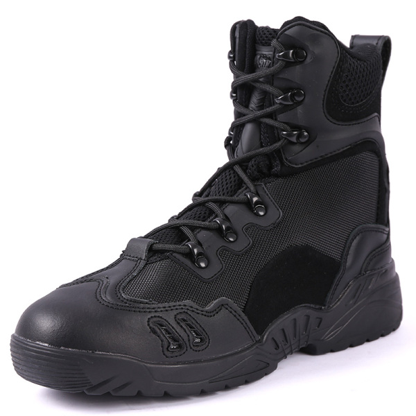 Comfortable Breathable Men′ S Tactical Black Army Boots